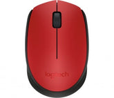Mouse Logitech M170 Inalambrico Rojo (910-004941)